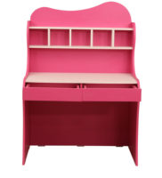 cupcake study table in barbie pink frosty white colour by rawat cupcake study table in barbie pink