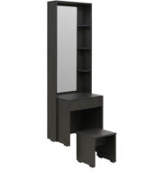 geneva dressing table with mirror stool in black colour by rawat geneva dressing table with mirror